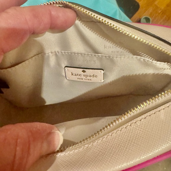 Kate Spade NEW Pink Crossbody Mini Camera Bag with Guitar Strap - Picture 12 of 16
